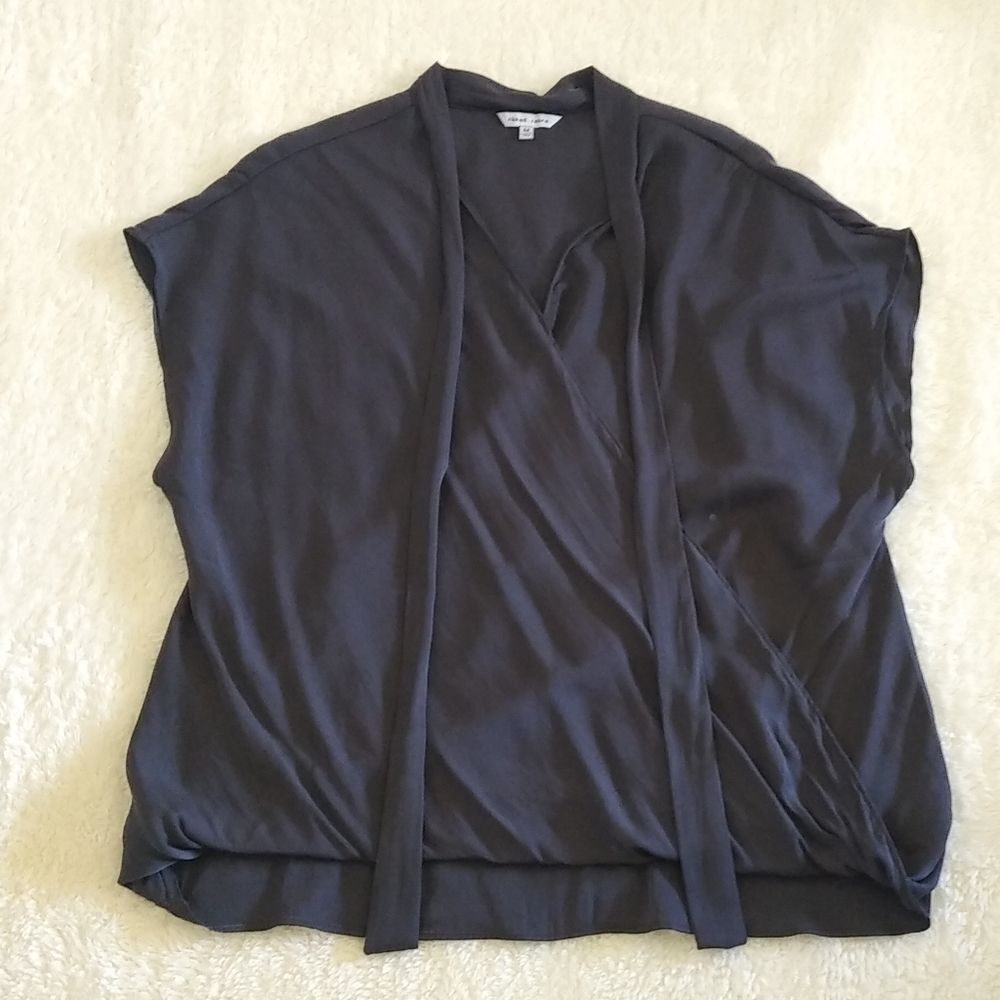 Naked Zebra🦓 Faux Crossover🔀 Tie Top Size M-NWOT